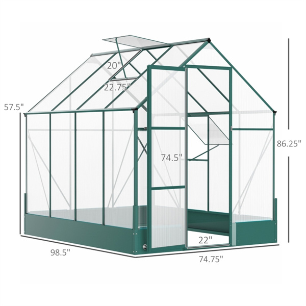 Walk-in Greenhouse ( Amazon Shipping)（Prohibited by WalMart）-3