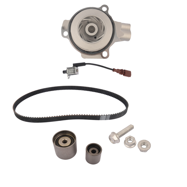 水泵套装 Timing Belt Water Pump Kit for VW Jetta Passat Golf Sharan Audi A3 A4 A6 Seat Skoda 2.0 TDI  010157801KT 04L907284-6