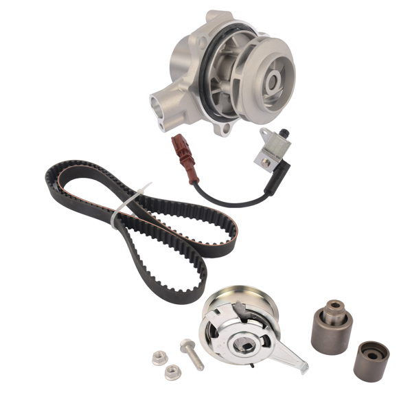 水泵套装 Timing Belt Water Pump Kit for VW Jetta Passat Golf Sharan Audi A3 A4 A6 Seat Skoda 2.0 TDI  010157801KT 04L907284-5
