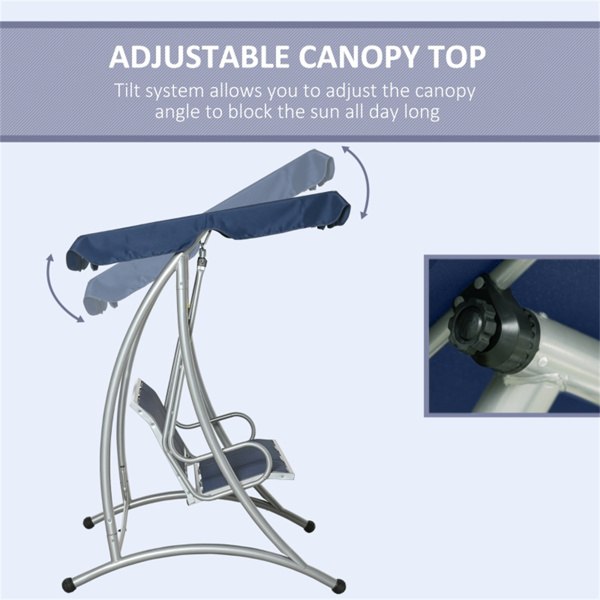 Outdoor Patio Swing Chair ( Amazon Shipping)（ Prohibited by WalMart ）-4