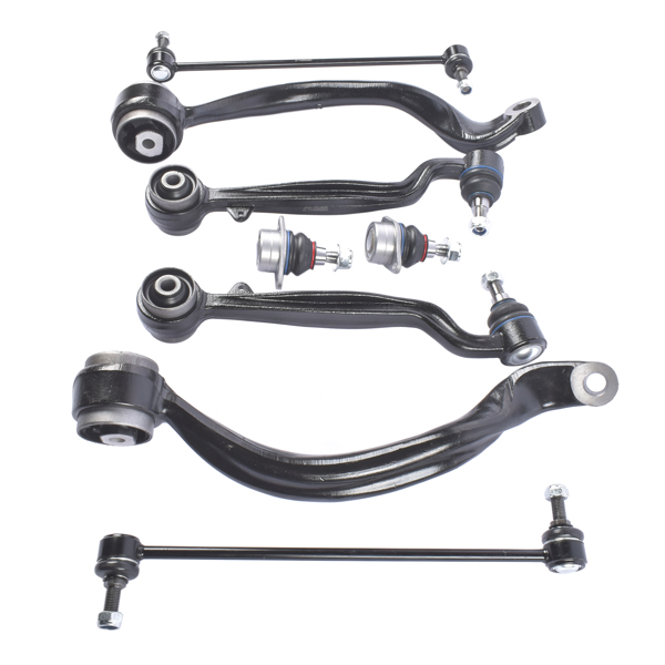 控制臂 8Pcs Front Upper Lower Left & Right Control Arm Ball Joint Sway Bar for Land Rover Range Rover MK3 2003-2012-5