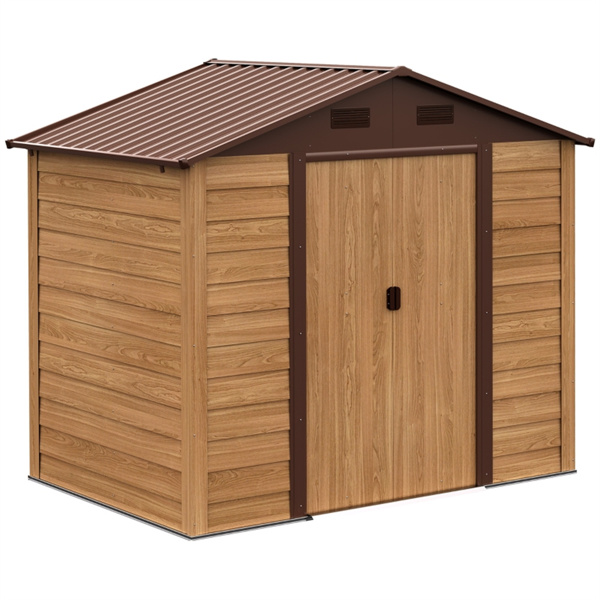 钢制仓库花园工具房7'x 4'白色-AS （ Amazon Shipping）（WalMart禁售）（周末不发货）-9