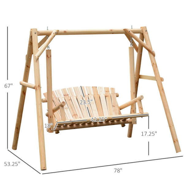 Outdoor Patio Swing Chair ( Amazon Shipping)（ Prohibited by WalMart ）-3