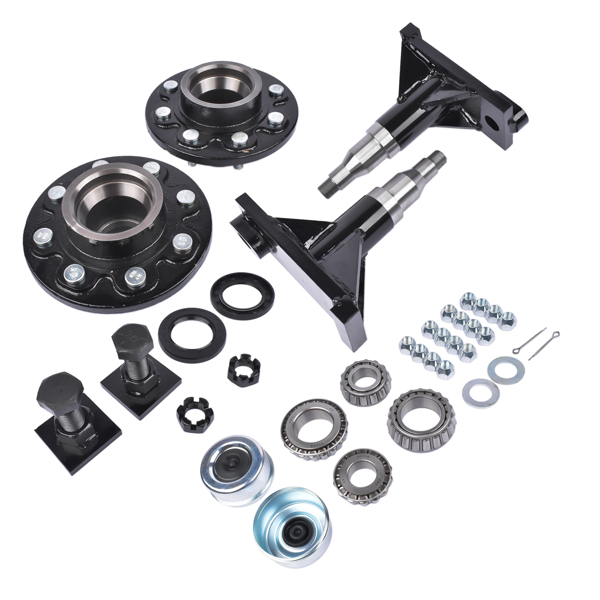 海运集装箱车轮 Container Wheels 8x 6.5 Lug Container Mobile 8000LB Hub & Spindle Kit Heavy Duty-5