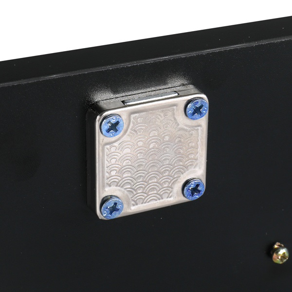 15 PCT E0 Particleboard Pitted Surface 2 Drawers 1 Lock 1 Door 3 Hair Dryer Salon Cabinet Black【Same code 63082170】-6