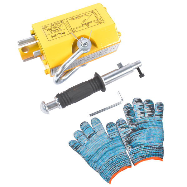 起重器 Permanent Magnetic Lifter 660 lbs/300 kg Capacity Lifting Magnet Neodymium Hoist-6