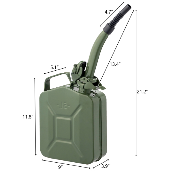 铁制 5L 0.6mm 油桶 美式 绿色【同款编码 77275272】-13