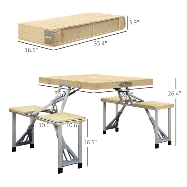 野餐桌套装（ Amazon Shipping）（WalMart禁售）（周末不发货）-3