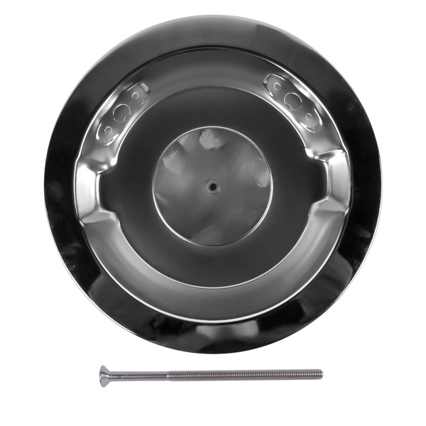 空气滤清器 14" x 3" Half Finned Aluminum Air Cleaner With Recessed Base and Paper Element Polished-7