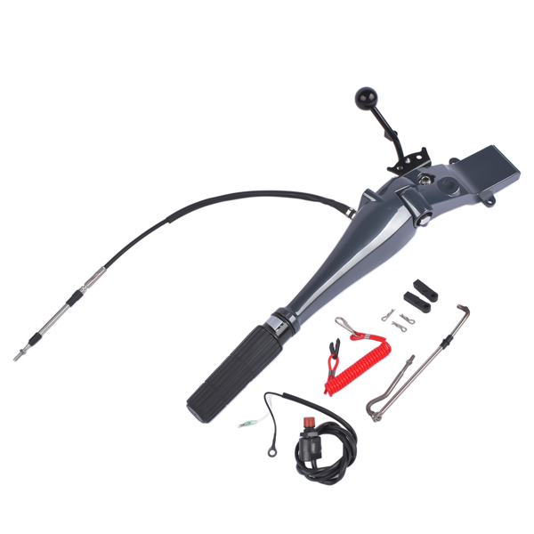 转向手柄 697-W0084-00-4D Steering Tiller Handle Assembly For Yamaha Outboard Motor 2T 69D Enduro E60HMHD 697-W0084; 48HP 55HP-4