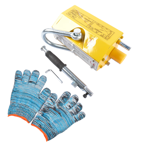 起重器 2200 lbs/1000 kg Lifting Capacity Permanent Magnetic Lifter Lifting Magnet Neodymium Hoist-3
