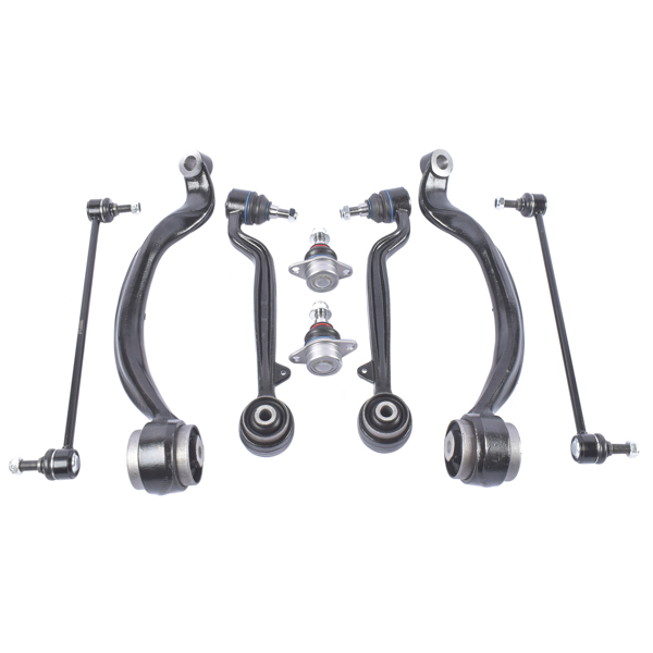 控制臂 8Pcs Front Upper Lower Left & Right Control Arm Ball Joint Sway Bar for Land Rover Range Rover MK3 2003-2012-1