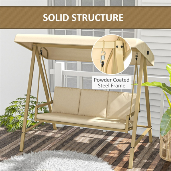Outdoor Patio Swing Chair ( Amazon Shipping)（ Prohibited by WalMart ）-4
