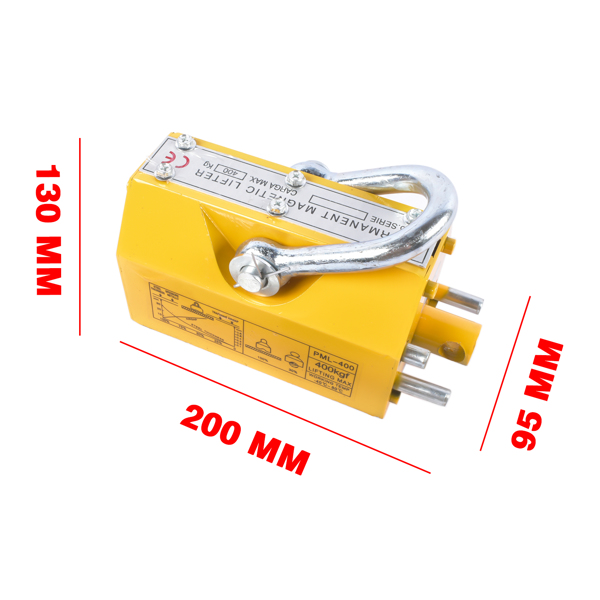 起重器 Magnetic Lifter Lifting Magnet Heavy Duty Permanent Lift Magnets 880 lbs/400 kg-12