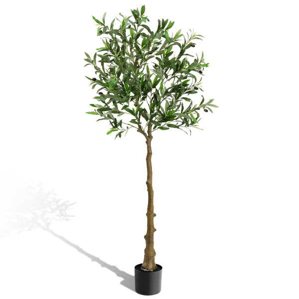 150cm olive tree 650 leaves 26 fruits PVC silk cloth artificial tree-10