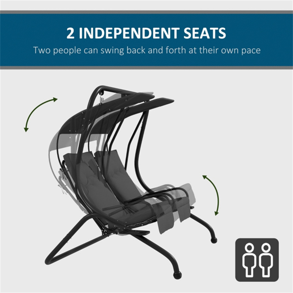 Outdoor Patio Swing Chair ( Amazon Shipping)（ Prohibited by WalMart ）-4