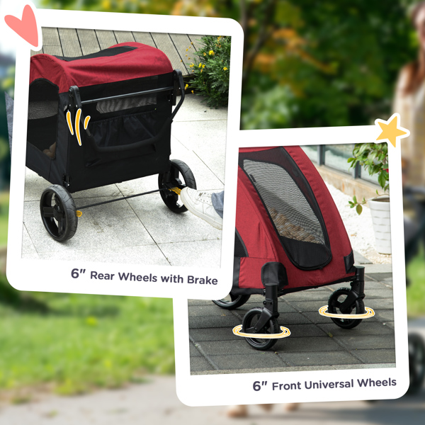 狗推车、宠物推车（ Amazon Shipping）（WalMart禁售）（周末不发货）-6