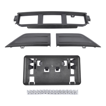 前保险杠套装 Front Lower Bumper Corner Grille & Bumper Cover for 2021-2023 Ford F150 F-150 ML3Z17B968BB
