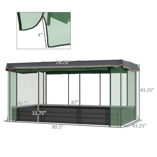 mini 温室棚 （周末不发货）（ Amazon Shipping）（WalMart禁售）-3