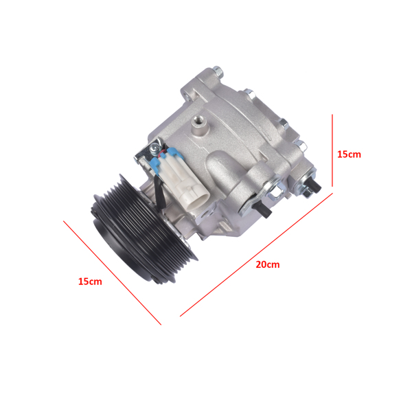 汽车空调压缩机 A/C Compressor w/ Clutch for Chevy Trax Sonic 2013-2021 L4 1.4L QS90 CO22301C-10