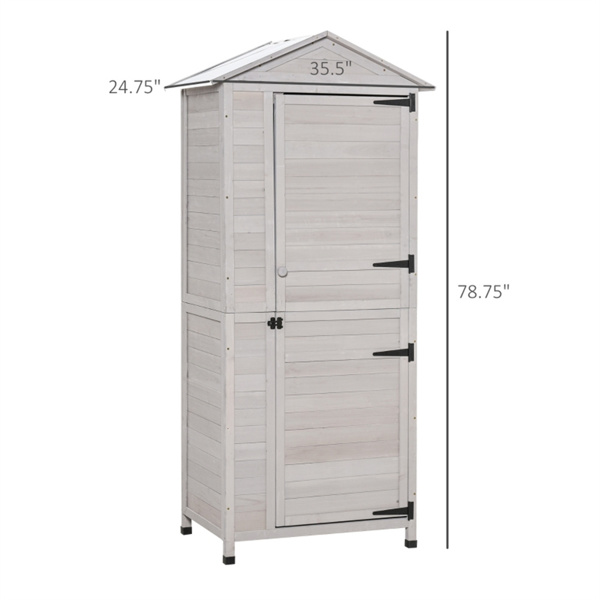 室外花园储物棚工具房 （ Amazon Shipping）（WalMart禁售）（周末不发货）-3