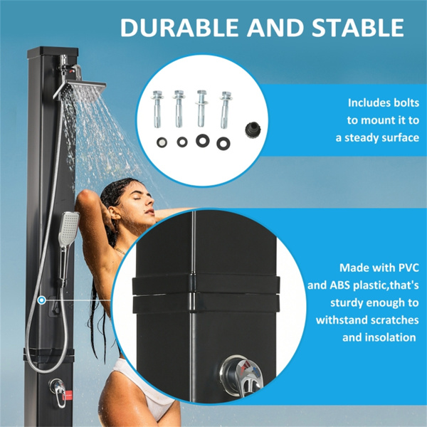 Solar heated shower( Amazon Shipping)（Prohibited by WalMart）-7