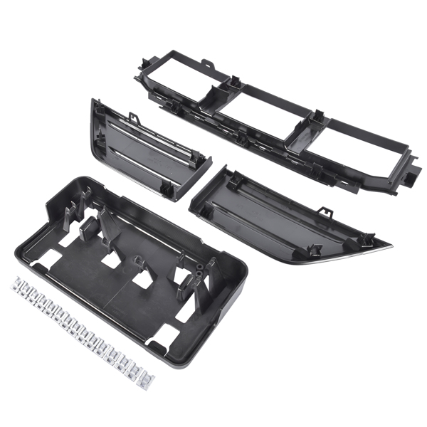 前保险杠套装 Front Lower Bumper Corner Grille & Bumper Cover for 2021-2023 Ford F150 F-150 ML3Z17B968BB-4