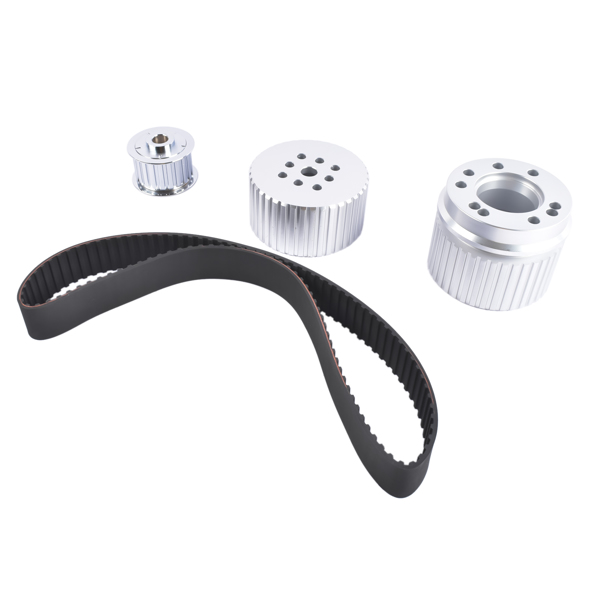 皮带轮套装 Belt Drive Pulley Set for BBC Big Block Chevy Gilmer 396 427 454 Engines Billet Aluminum-6