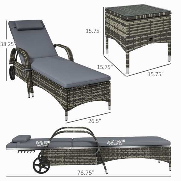 Folding Lounge Chairs / beach chair ( Amazon Shipping)（Prohibited by WalMart）-2
