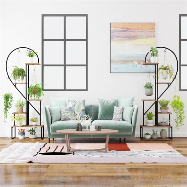 2PCS金属植物架，带6个金属钩 （amazon shipping-发货，WALMART禁止销售）-6