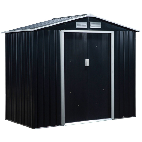钢制仓库花园工具房7'x 4'白色-AS （ Amazon Shipping）（WalMart禁售）（周末不发货）-1