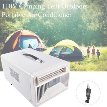 便携空调 110V AC Electric Portable Air Conditioner 650W Cooling Mini Outdoor Camping Tent RV AC Kit White 
