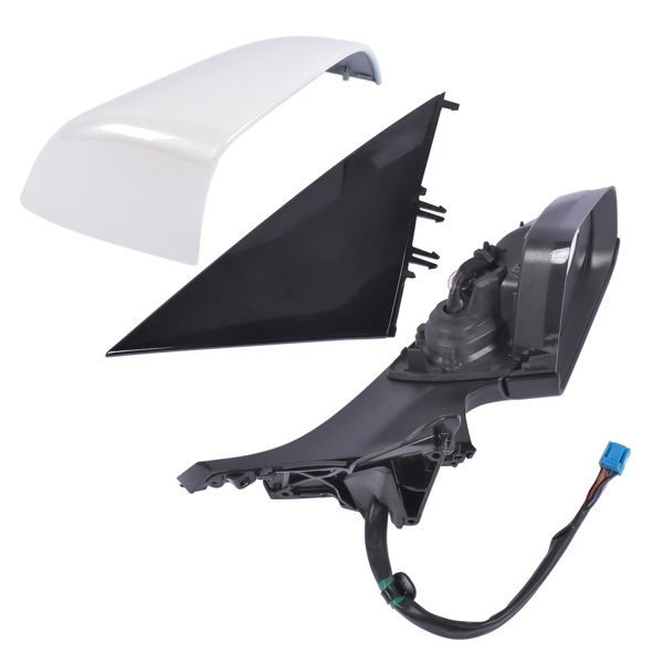 后视镜 Right Side Passenger Side Mirror Power Folding White For Tesla Model 3 M3 2017-2023 ABS Plastic Heated Side View 13PIN Memory Recall Power Glass Adjusted 51167177128-7