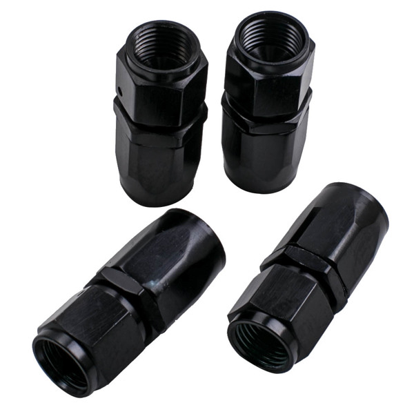 油管6AN 20FT Fuel Nylon Stainless Steel Braided Oil Hose Fittings AN6-3