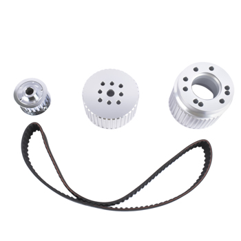皮带轮套装 Belt Drive Pulley Set for BBC Big Block Chevy Gilmer 396 427 454 Engines Billet Aluminum