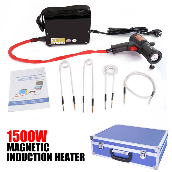Magnetic Heater Set Bolt Remover Flameless Heat Tool 4 Soft Coil 15017-15