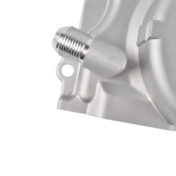 Timing Cover w/ 10AN Turbo Oil Drain Fittings Fit for LS Gen 3 4.8L 5.3L 5.7L 6.0L-8