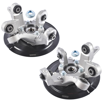 转向节总成 2PCS Steering Knuckle Wheel Bearing Hub Assembly Rear Left & Right Replacement for 2011-2019 Ford Explorer AWD 686-279 686-278