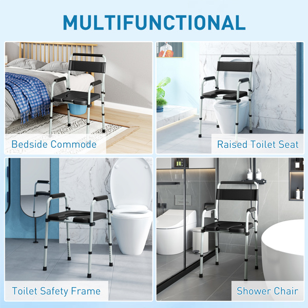  Accessibility Commode Chair-3