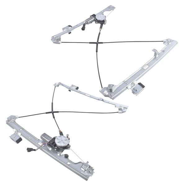 Front Left & Right Window Regulator with Motor Fit for Chevrolet Avalanche Silverado Suburban Tahoe GMC Yukon XL Sierra 1500 Cadillac Escalade 741-644 15077853 741-645 19120847-3