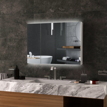 Bathroom Cabinet with Mirror ( Amazon Shipping)（Prohibited by WalMart）