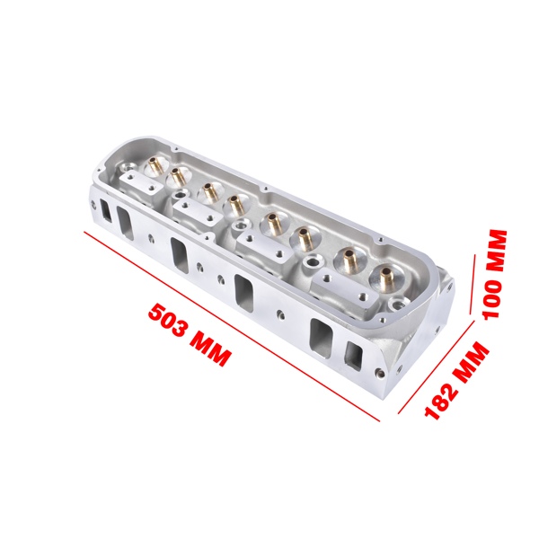 1PC Bare Aluminum SBF Cylinder Head 185cc 61cc 65cc Replacement for Ford Small Block 289 302 351W 5.0L V8 Engines-11