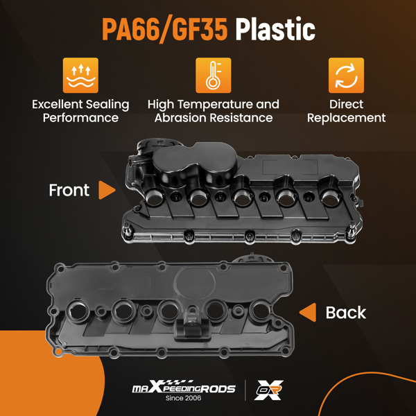 Engine Valve Cover & Gasket Fit for  VW Beetle Golf Jetta Passat 2.5L 06-14 264-907-3