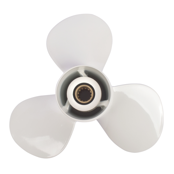 11 5/8x11 Boat Propeller Fits for Yamaha Outboard T25 40hp 50hp 55HP 60hp 3-1/2" Gearcase 13 Spline Tooth 69W-45947-00-00 663-45947-02-00-4