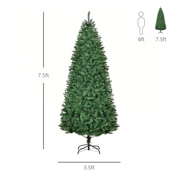 7.5 ft 圣诞树， -AS （周末不发货）（ Amazon Shipping）（WalMart禁售）-2