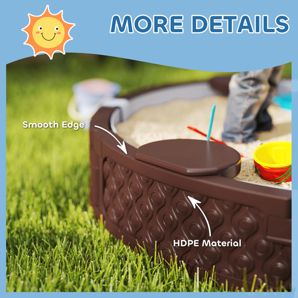 Kids Sandbox with Cover ( Amazon Shipping)（Prohibited by WalMart）-7