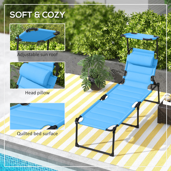Folding Lounge Chairs / beach chair ( Amazon Shipping)（Prohibited by WalMart）-5