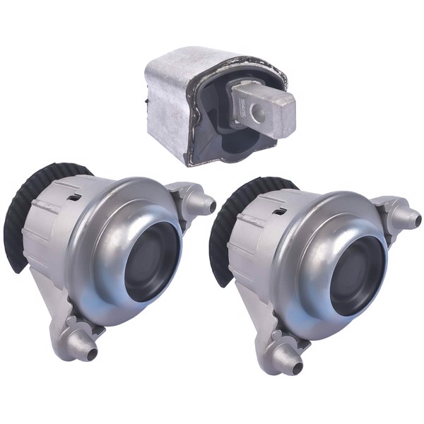 发动机支架 3Pcs Engine Motor Mounts for Mercedes-Benz W204 W212 C300 350 RWD Base 2.5L 3.0L 3.5L 2008-2017-7