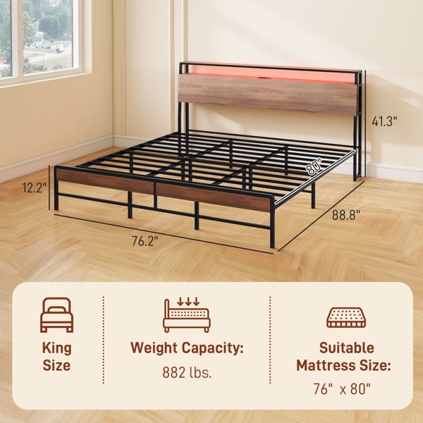 Metal Bed Frame-2