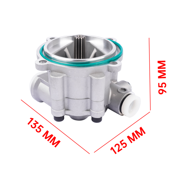 齿轮泵 13 teeth Hydraulic Gear Pump for Kato HD820 Hitachi ZX85 ZAX80 K3V112DT K3V112 29024401852D 10LG7D2MZ-11